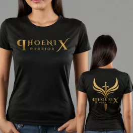 Phoenix warrior - Női póló / Fekete