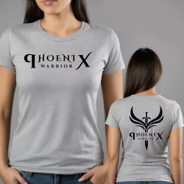 Phoenix warrior - Női póló / Szürke