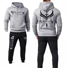 Phoenix warrior melegítő szett / Szürke-fekete