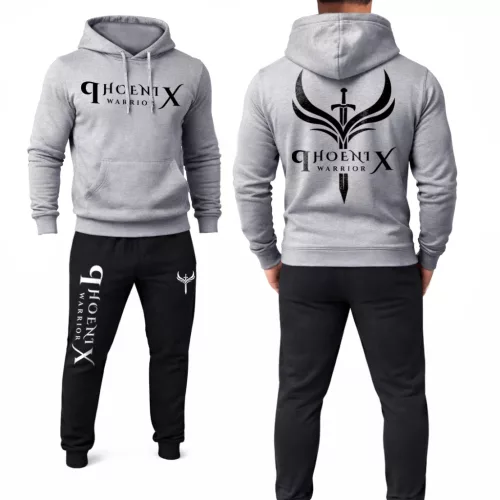 Phoenix warrior melegítő szett / Szürke-fekete