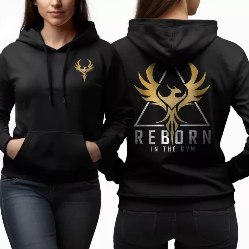 Reborn in the gym - Női pulóver / Fekete