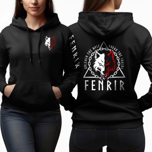 Fenrir - Női pulóver / Fekete