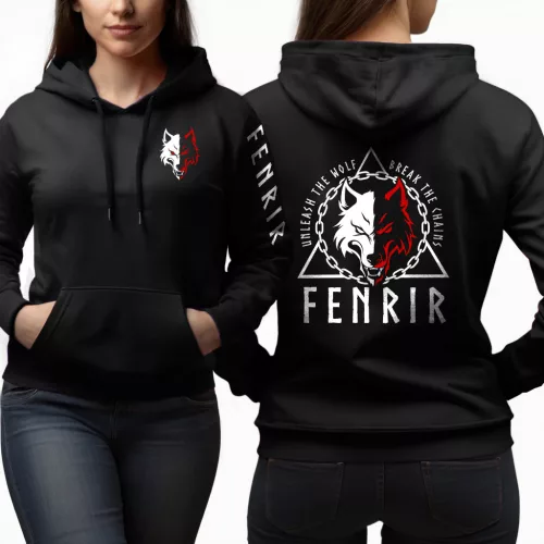 Fenrir - Női pulóver / Fekete
