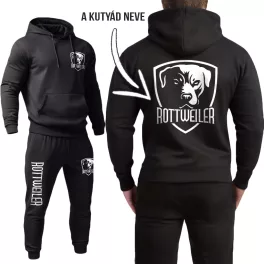Egyedi rottweiler melegítő szett / Fekete