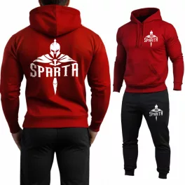 Sparta melegítő szett / Piros - fekete