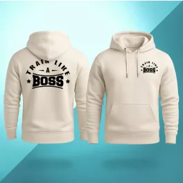 Train like a boss PRÉMIUM pulóver / Ivory