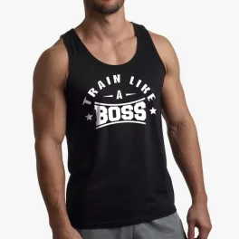 Train like a boss fekete classicfit trikó 