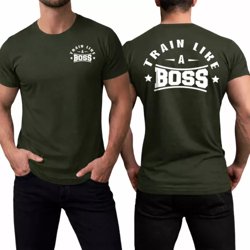 Train like a boss férfi póló / Army