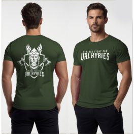 Vikings fight for Valkyries férfi póló / Army
