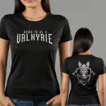 Born to be a Valkyrie - Női póló / Fekete