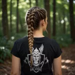 Born to be a Valkyrie - Női póló / Fekete