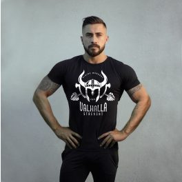 Viking workout and valhalla strenght póló / Fekete