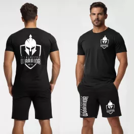   It's a lifestyle. Warrior -  Férfi póló + rövidnadrág / Fekete