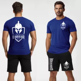   It's a lifestyle. Warrior -  Férfi póló + rövidnadrág / Kék - fekete