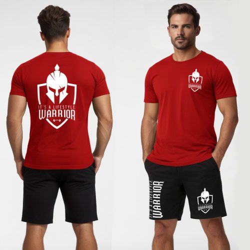 It's a lifestyle. Warrior -  Férfi póló + rövidnadrág