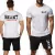 Beast genetics -  Férfi póló + rövidnadrág / Fehér - fekete