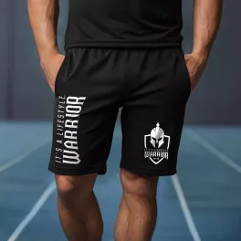 It's a lifestyle. Warrior - Fekete rövidnadrág