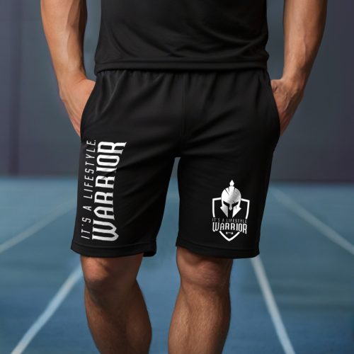 It's a lifestyle. Warrior - Fekete rövidnadrág
