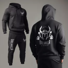   Viking workout and Valhalla strenght - melegítő szett / Fekete