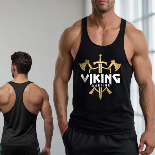 Viking warrior - Fekete stringer trikó