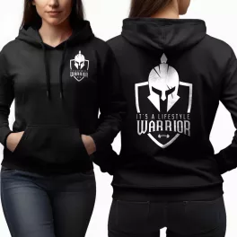 It's a lifestyle. Warrior - Női pulóver / Fekete