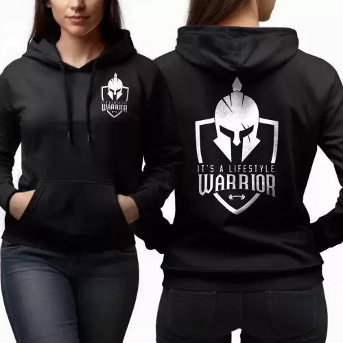 It's a lifestyle. Warrior - Női pulóver / Fekete