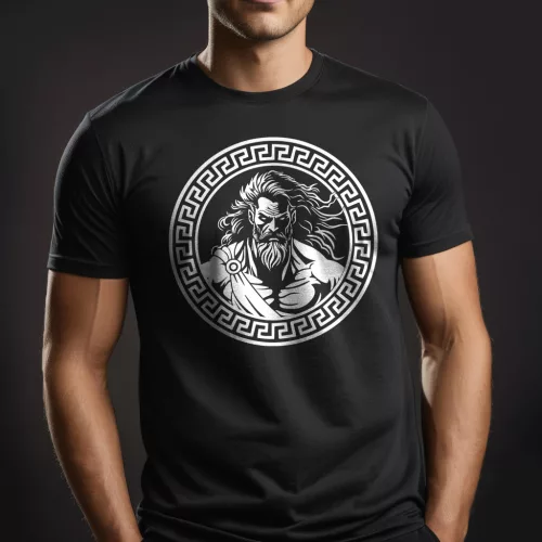 Zeus férfi póló / Fekete