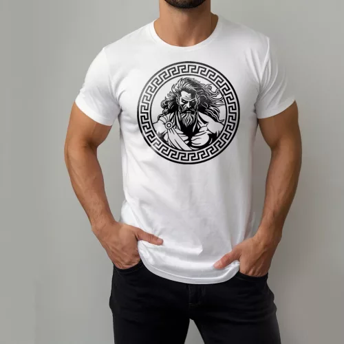 Zeus férfi póló / Fehér