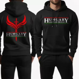 Hungary - Magyarország pulóver / Fekete
