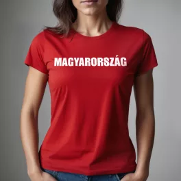 Magyarország női póló / Piros
