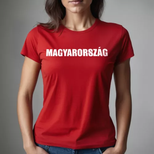 Magyarország női póló / Piros