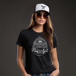 Nápolyi pizza / Női póló / Fekete