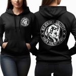 Nem vérebnek született, hanem családtagnak - Rottweiler női pulóver / Fekete